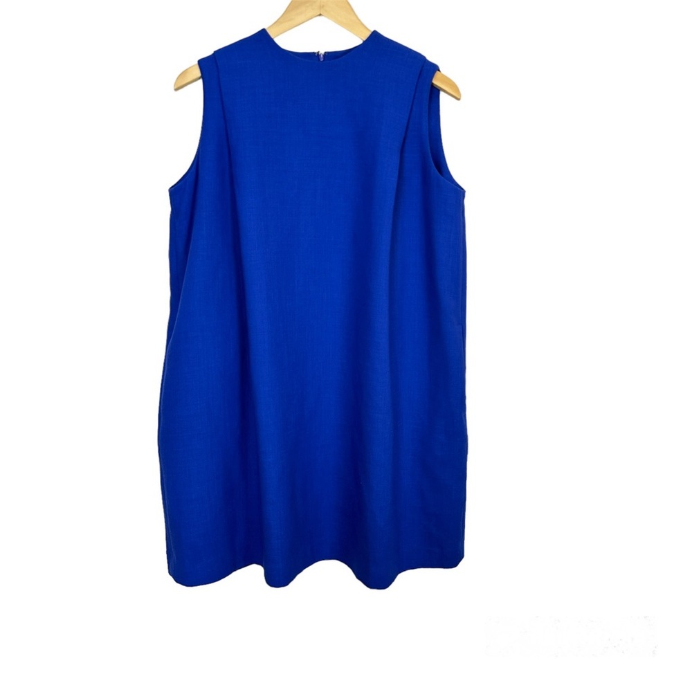 Enfold Designer Blue Sleeveless Dress Japan Women’s Sz 4 US/ 36 UK